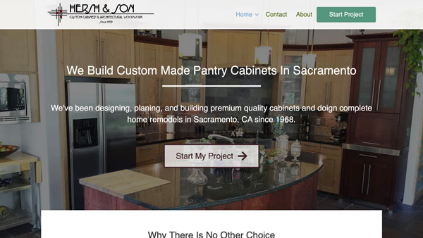 Cabinet Builder Website