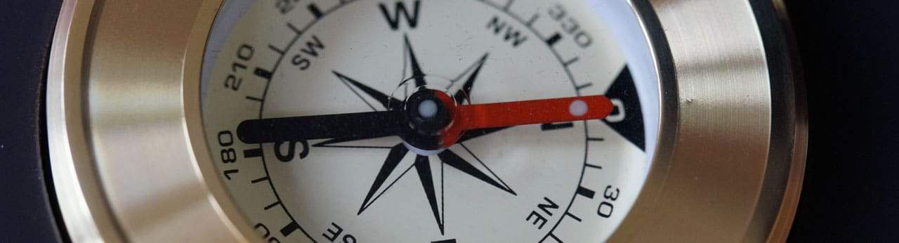 Finding your direction with a compass