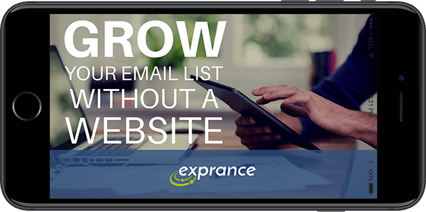 Grow Your Email List Without a Website in a Smartphone