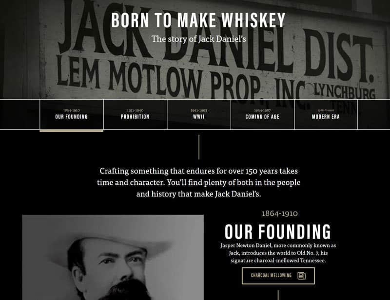Jack Daniels Brand Story