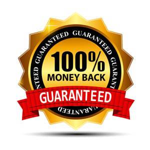 100% Money Back Guaranteed Certificate