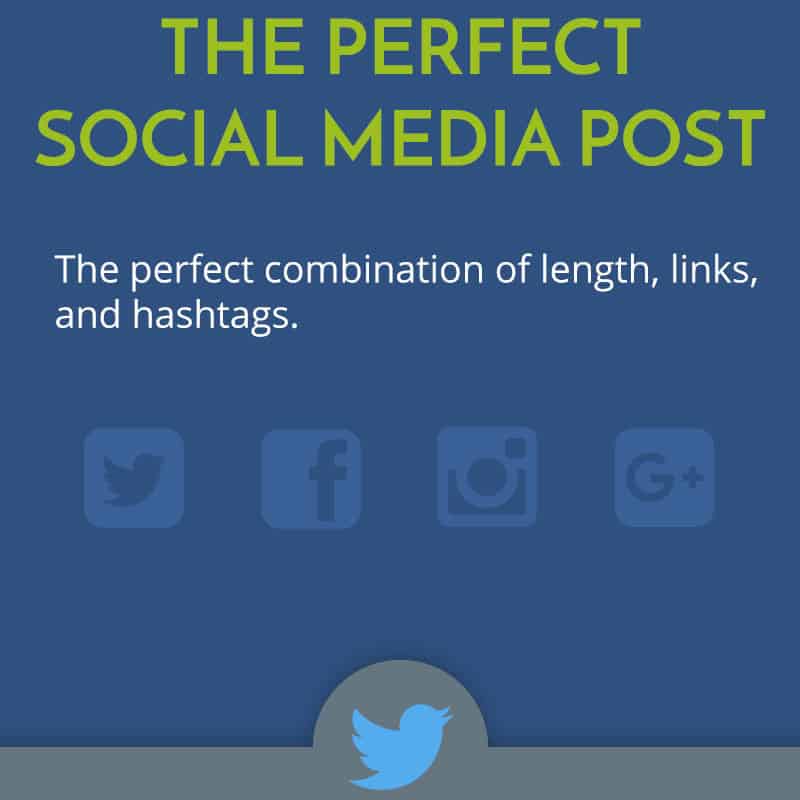 The Perfect Social Media Post Infographic