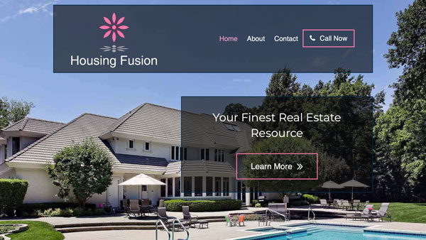 Real Estate Consultant Website