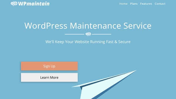 WordPress Maintenance Website